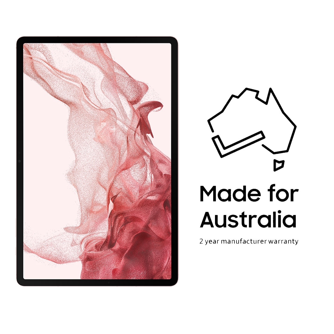 Samsung Galaxy Tab S8 5G (128GB/8GB, 11'', SM-X706B) - Pink Gold-front 