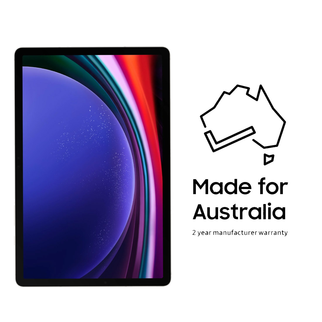 Samsung Galaxy Tab S9 5G (11''. 256GB/12GB, Tel, SM-X716BZ) - Graphite-front 