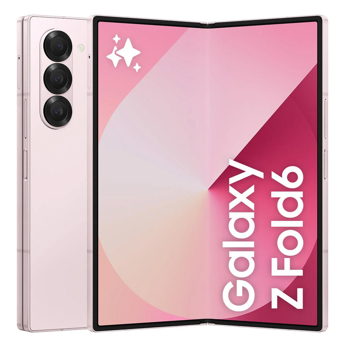 Samsung Galaxy Z Fold6 5G (Dual Sim, 256GB/12GB, SM-F956B) - Pink
