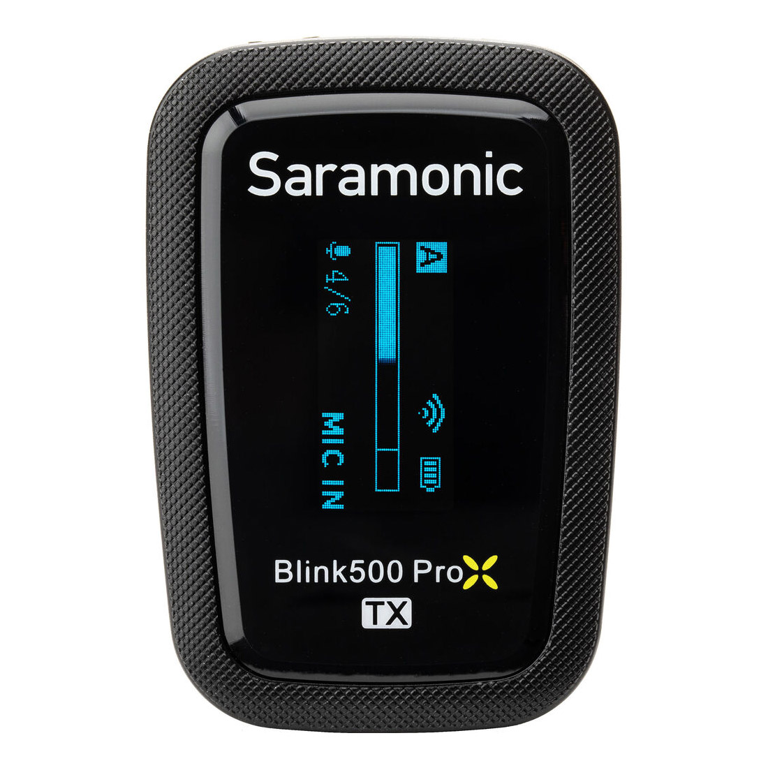 Photo of Saramonic Blink 500 ProX TX Transmitter with Built-In Mic and Lavalier Mic (2.4 GHz)