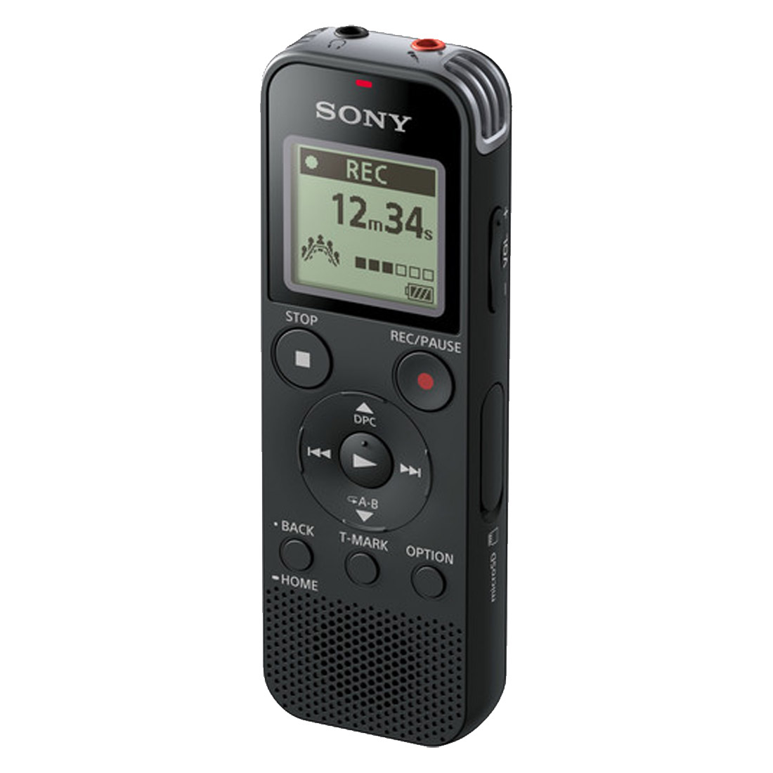Sony 4GB Digital Voice Recorder with Built-in USB ICDPX470 - Black