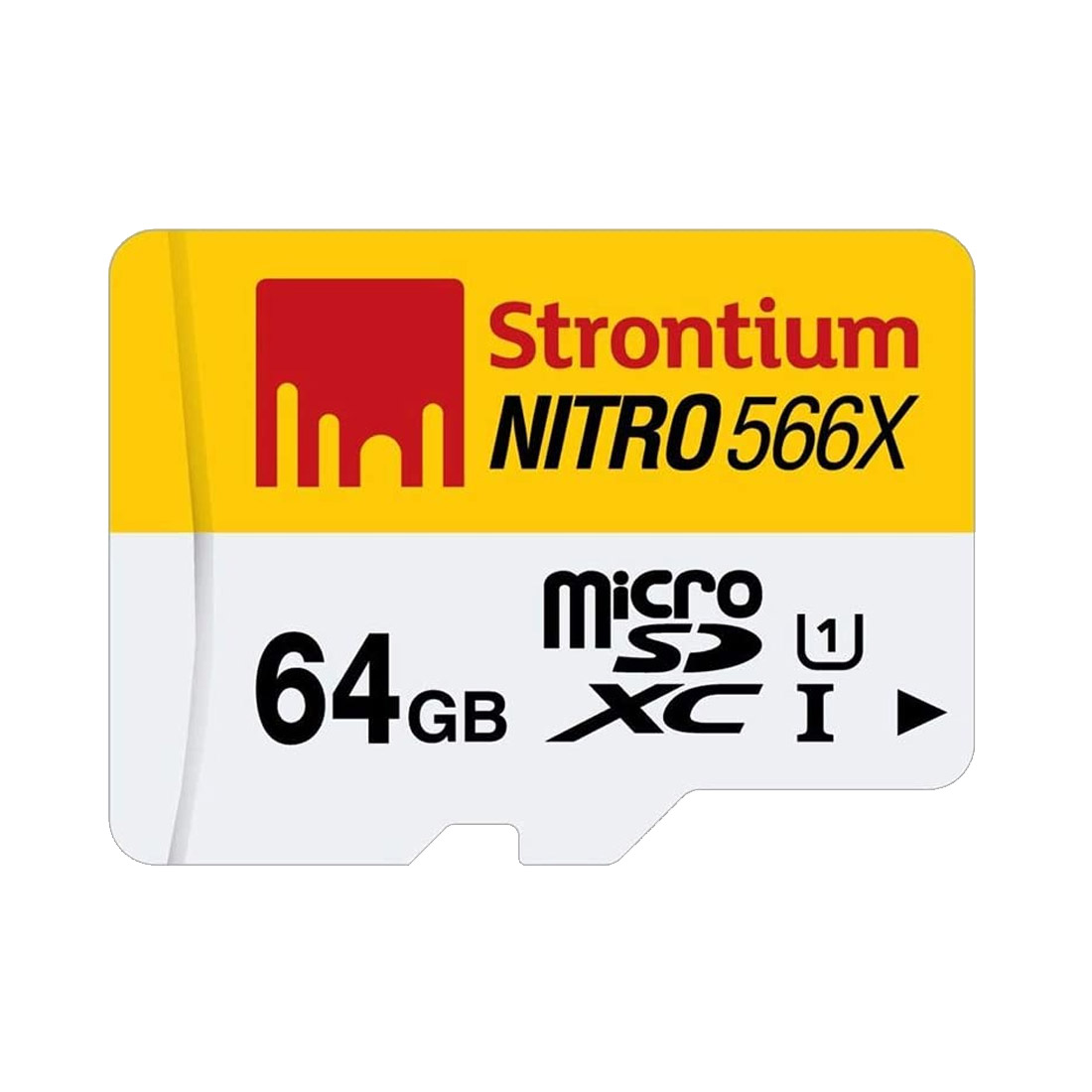 Strontium Nitro 64GB Micro SDHC Card 85MB/s UHS-I U1 Class 10 High Speed SRN64GTFU1R