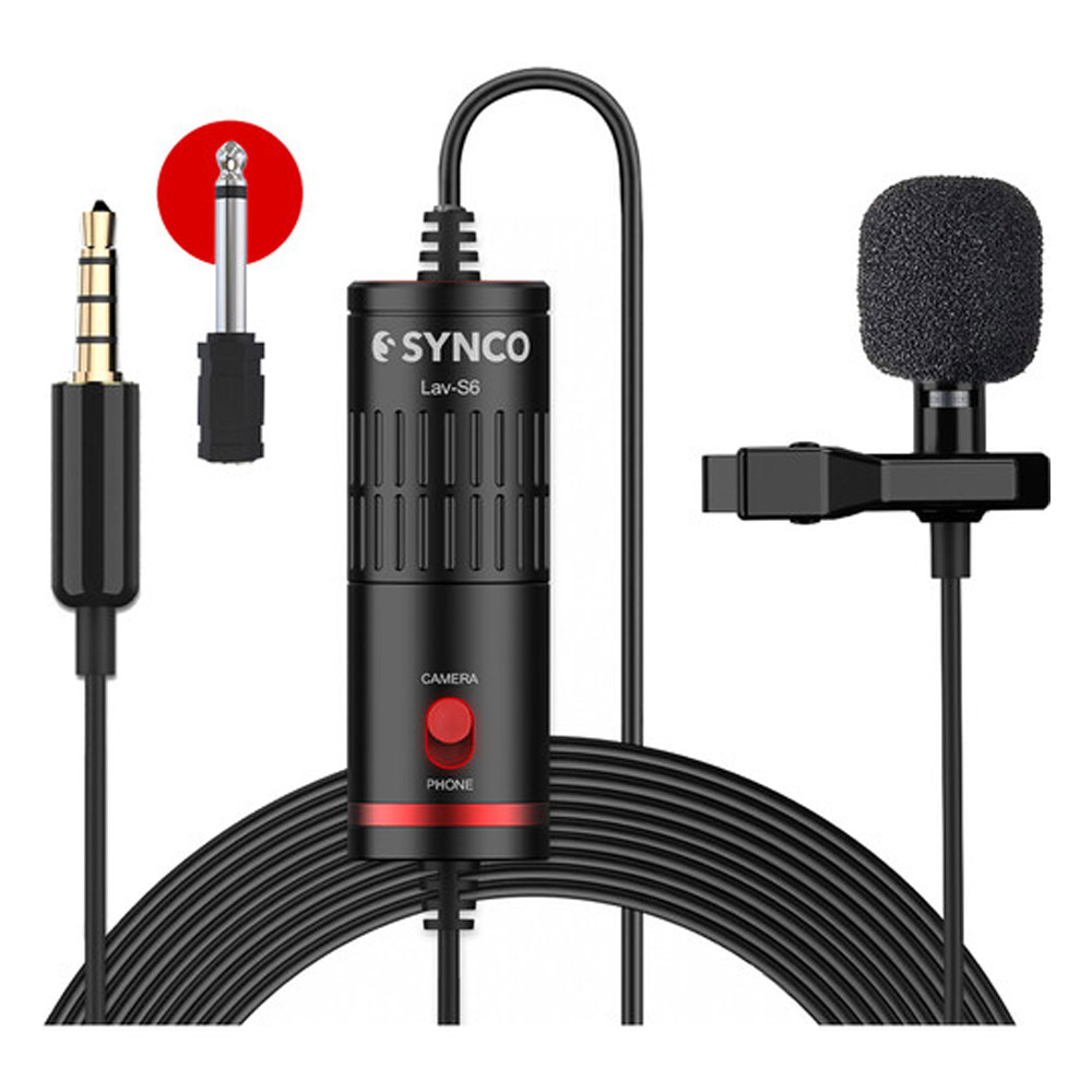 SYNCO Lav-S6 Omnidirectional Lavalier Microphone