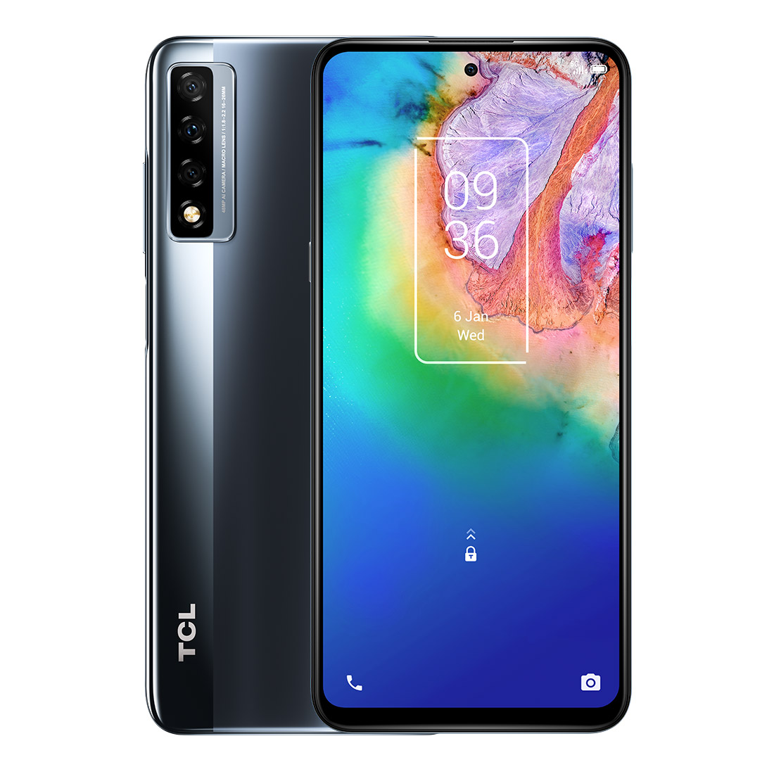 TCL 20 5G (Dual Sim, 128GB/6GB, 6.67'') - Mist Grey