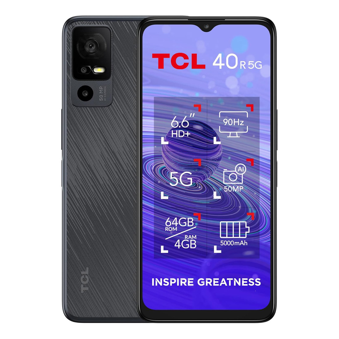 Photo of TCL 40R 5G 64GB/4GB Starlight Black [CPO] - As New