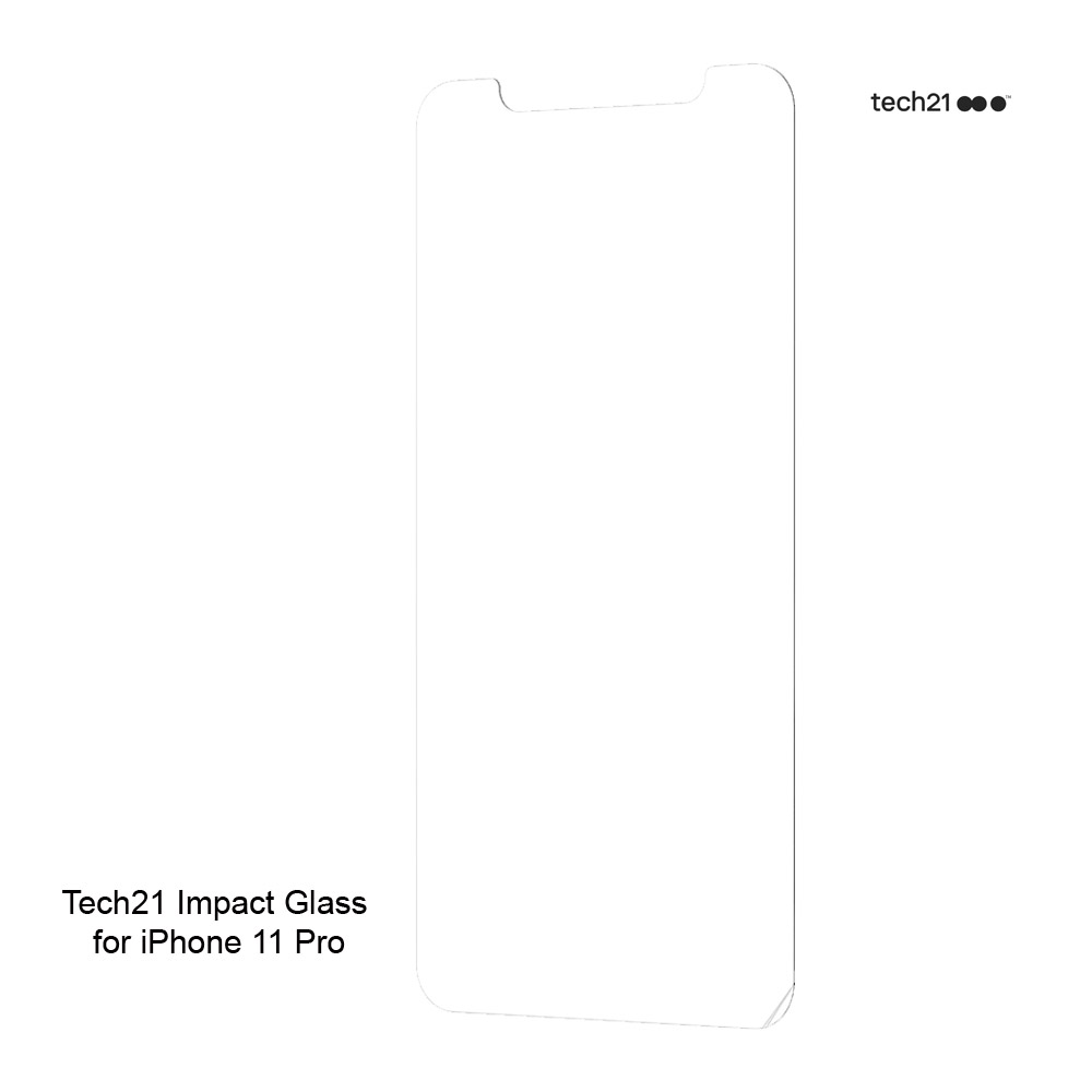 Tech21 Impact Glass for iPhone 11 Pro Screen Protector T21-7222 - Clear