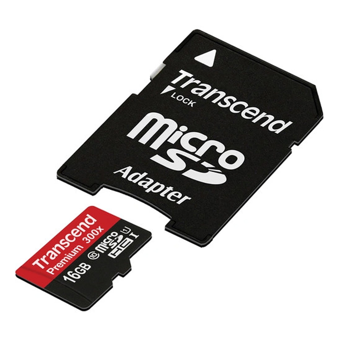 Transcend 16GB Premium 300x 45MB/s microSDHC UHS-I Memory Card | Mobileciti