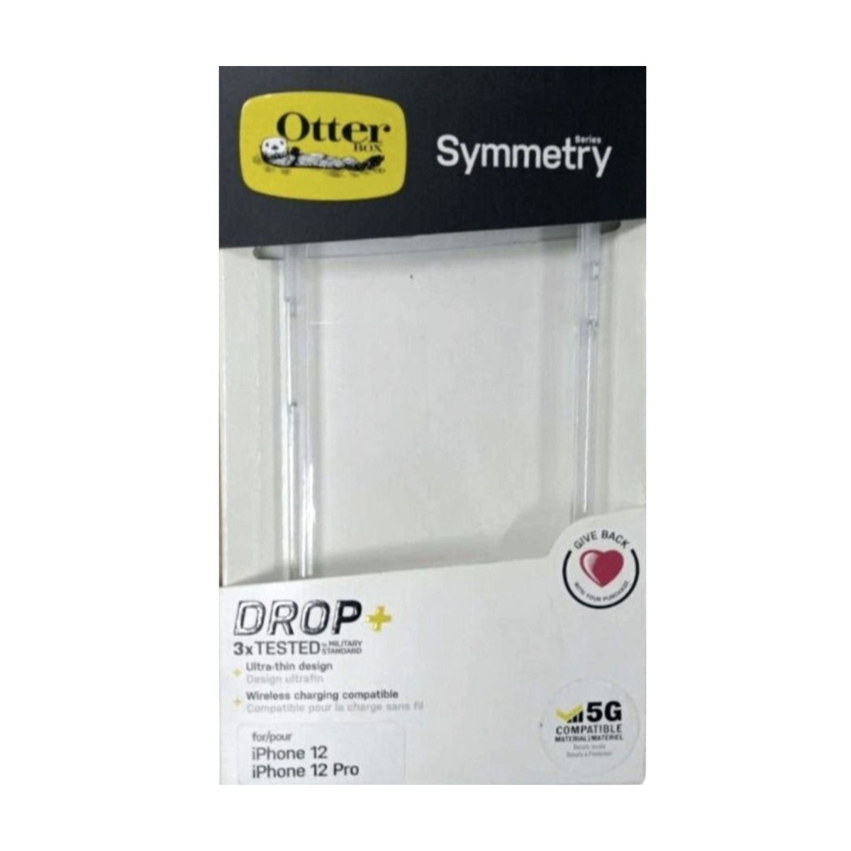 OtterBox Symmetry Case for iPhone 12/12 Pro - Clear
