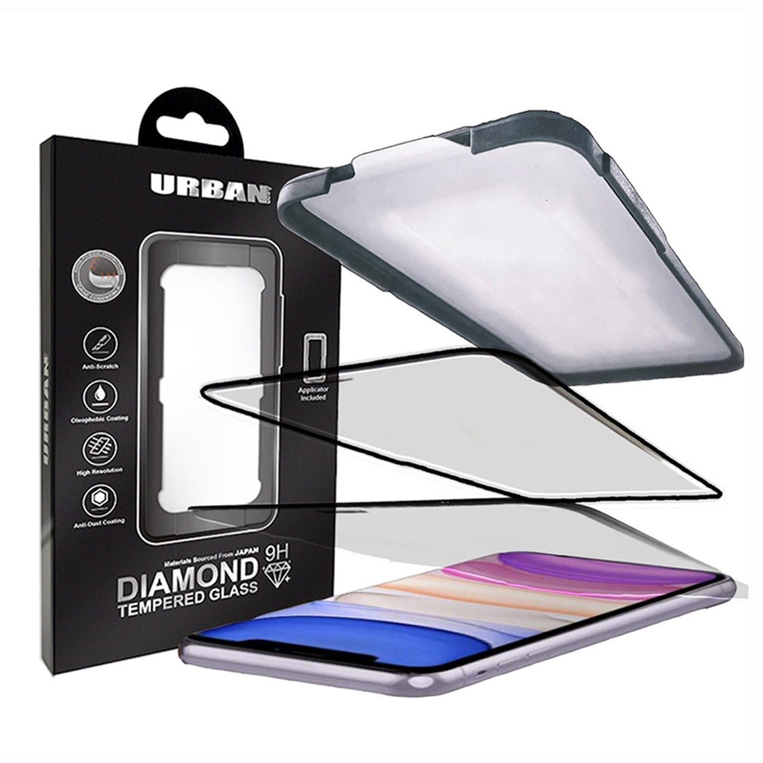 Urban Diamond Tempered Glass Screen Protector For iPhone 11 | Mobileciti