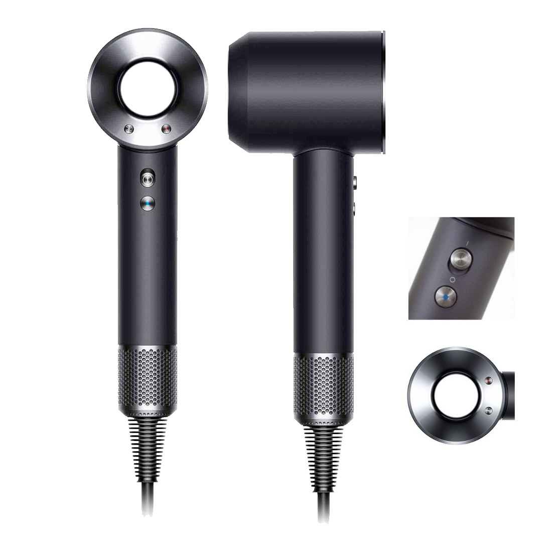 Dyson Supersonic HD03 Hair Dryer – Black/Nickel | Mobileciti