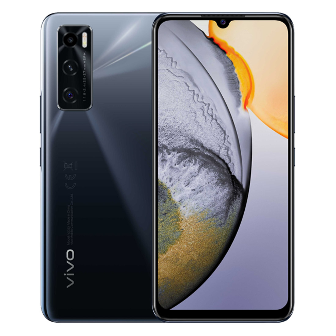 vivo Y70 (FlashCharge, 48MP Triple Camera, 128GB/8GB) - Gravity Black