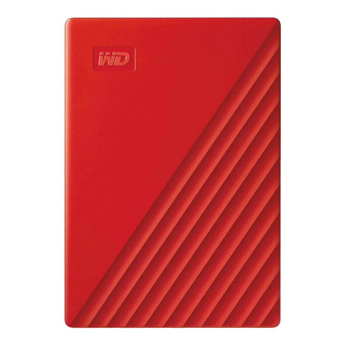 WD My Passport 4TB Portable Hard Drive USB 3.0 WDBPKJ0040BRD-WESN - Red