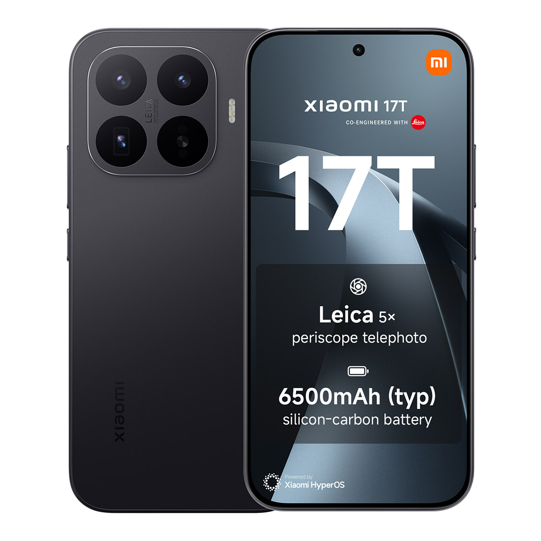 Xiaomi 17T 5G (Dual Sim, 256GB/12GB, 6.59, Leica Camera, AU Version) - Black-combo 
