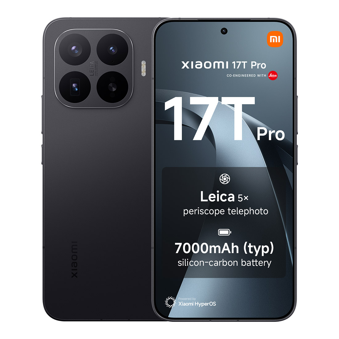 Xiaomi 17T Pro 5G (Dual Sim, 256GB/12GB, 6.83, Leica Camera, AU Version) - Black