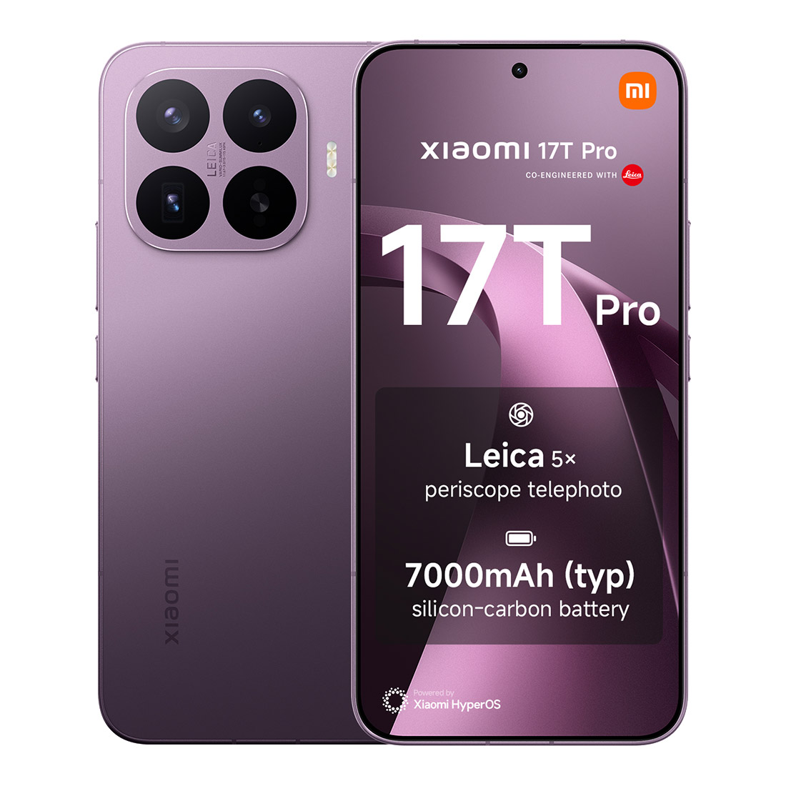 Xiaomi 17T Pro 5G (Dual Sim, 256GB/12GB, 6.83, Leica Camera, AU Version) - Purple-combo 