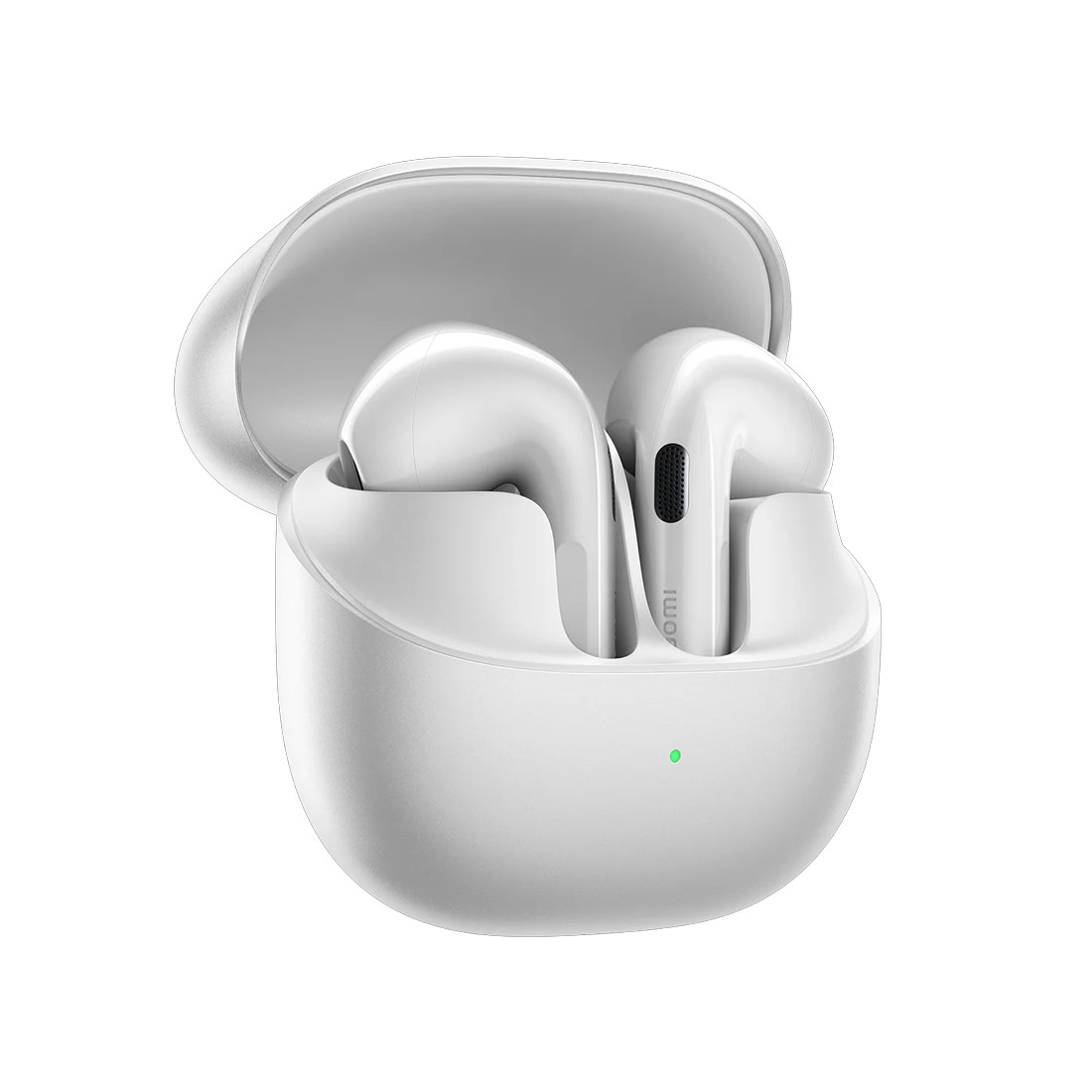 Xiaomi Buds 6 Noise Cancellation Semi-in-Ear Buds - Ceramic White-front side 
