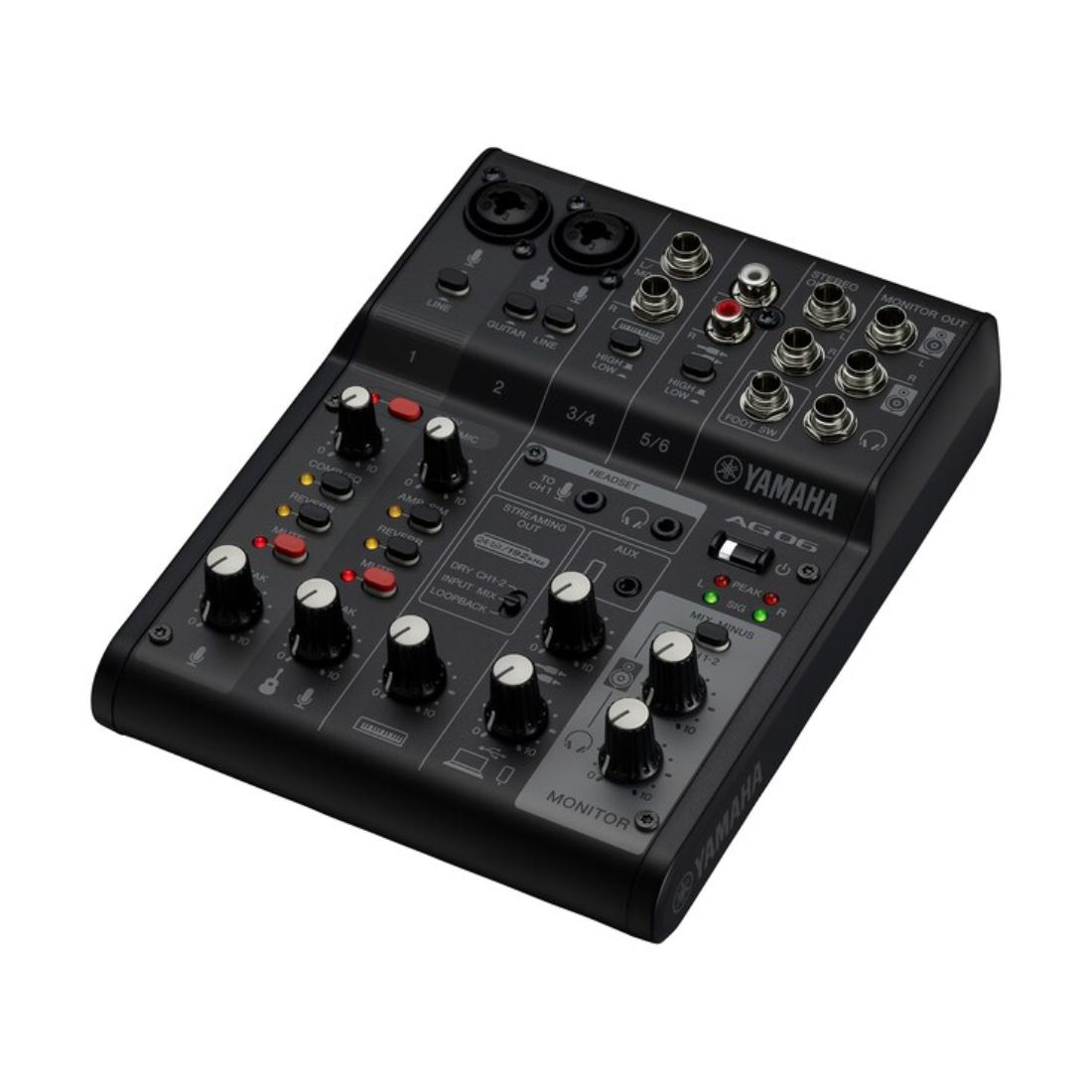 Photo of Yamaha AG06MK2 Live Streaming Mixer and Audio Interface - Black