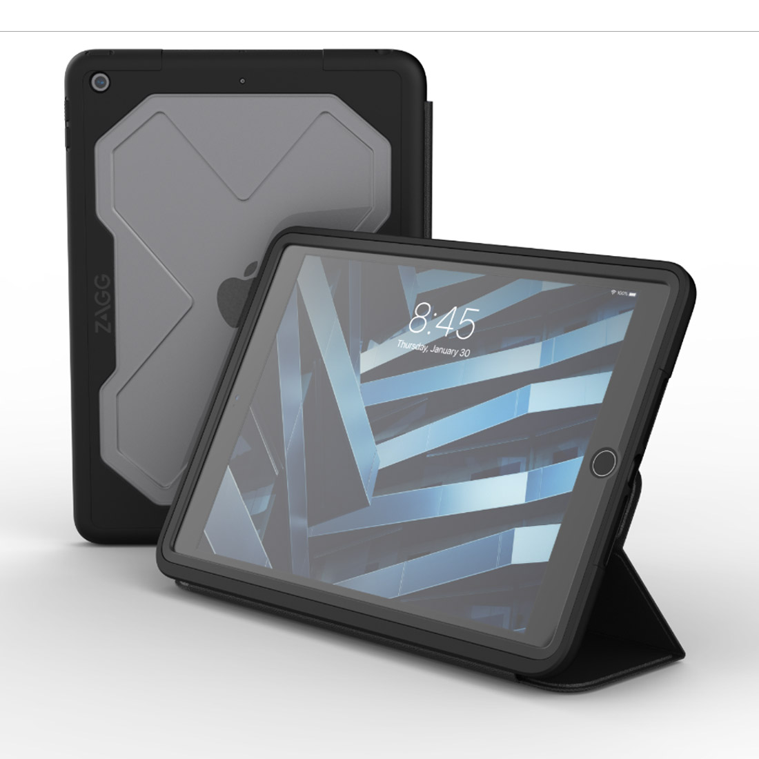 Photo of Zagg Rugged Messenger Case for iPad 10.2" (9th/8th/7th Gen) - Charcoal