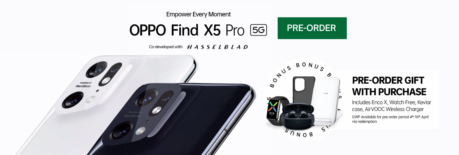 Find X5 Pro bonus offer