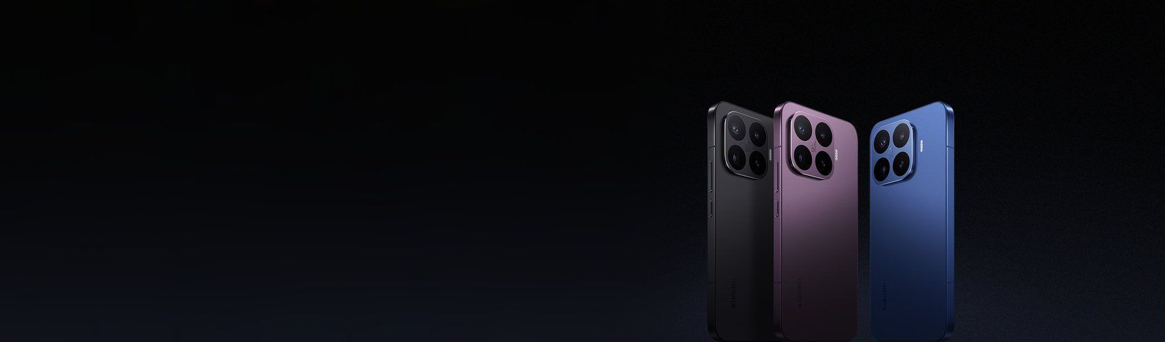 Xiaomi 17T Pro in three colours