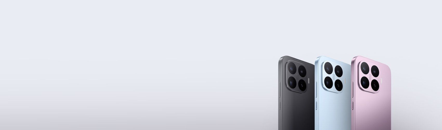 Xiaomi 17T in black, blue and pink