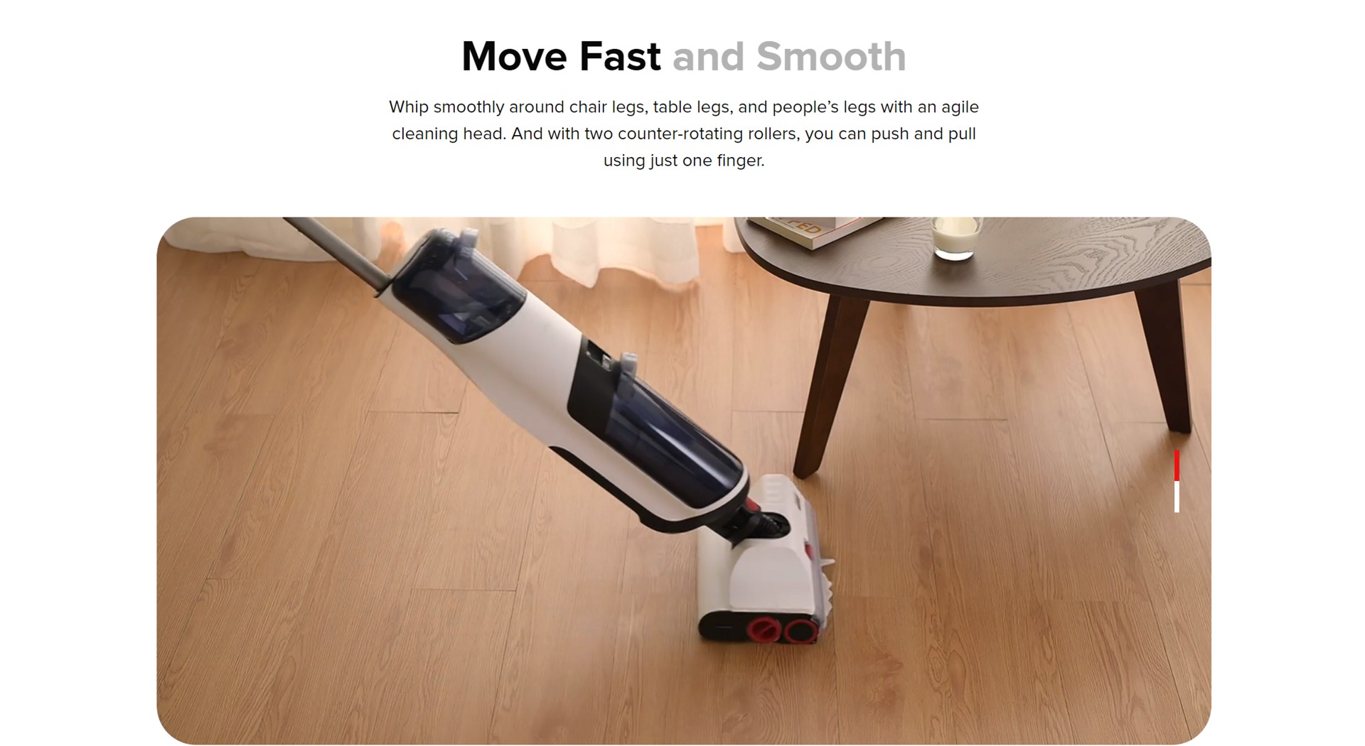 Roborock Dyad Wet/Dry Cordless Vacuum White